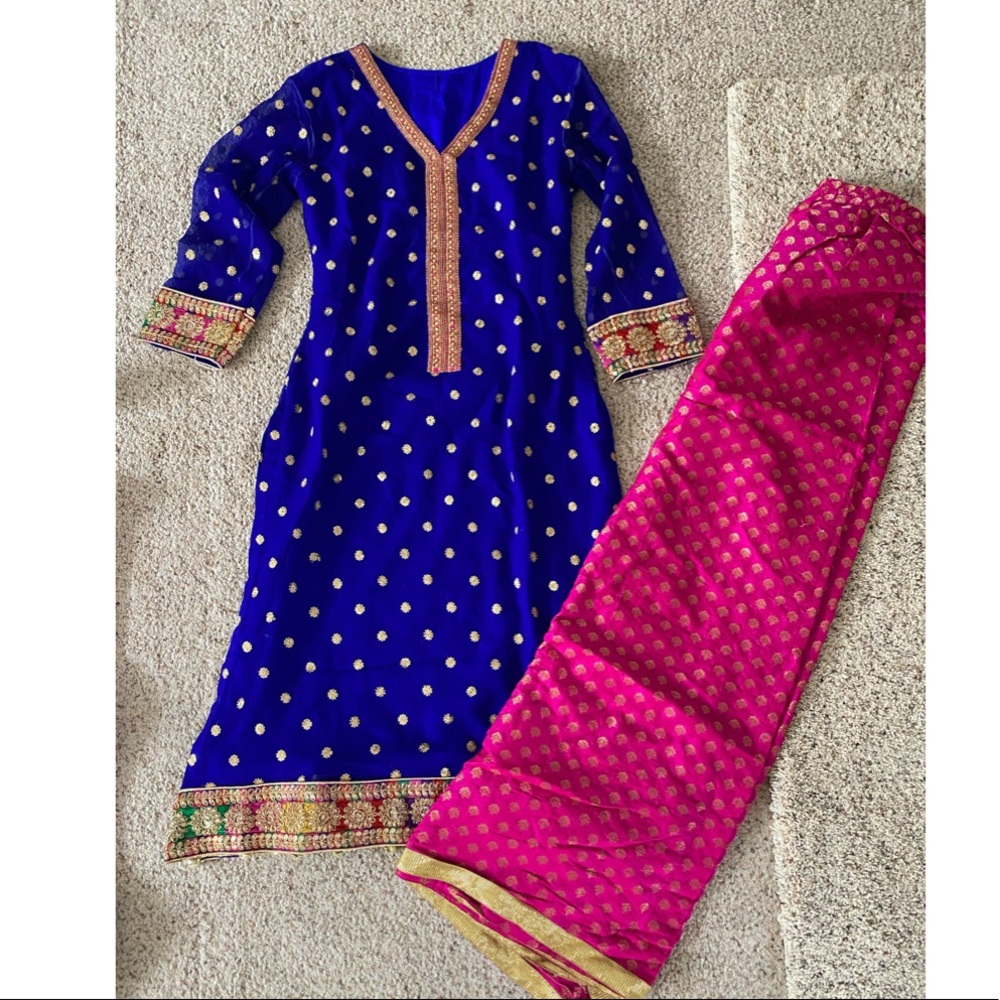3 piece Pakistani fancy suit